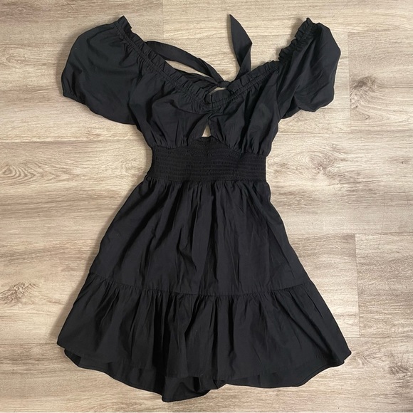 BLACK SUMMER DRESS - Picture 3 of 5